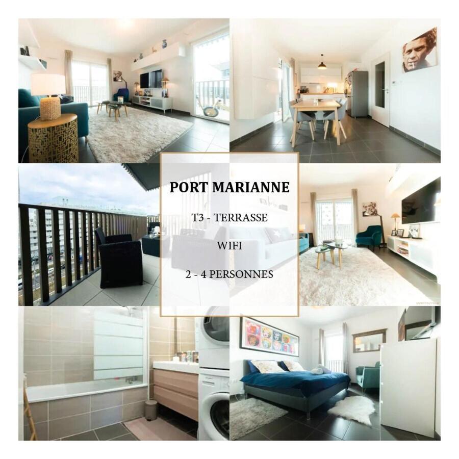 Apartmán Le Ray Charles - Terrasse - Port Marianne Montpellier Exteriér fotografie
